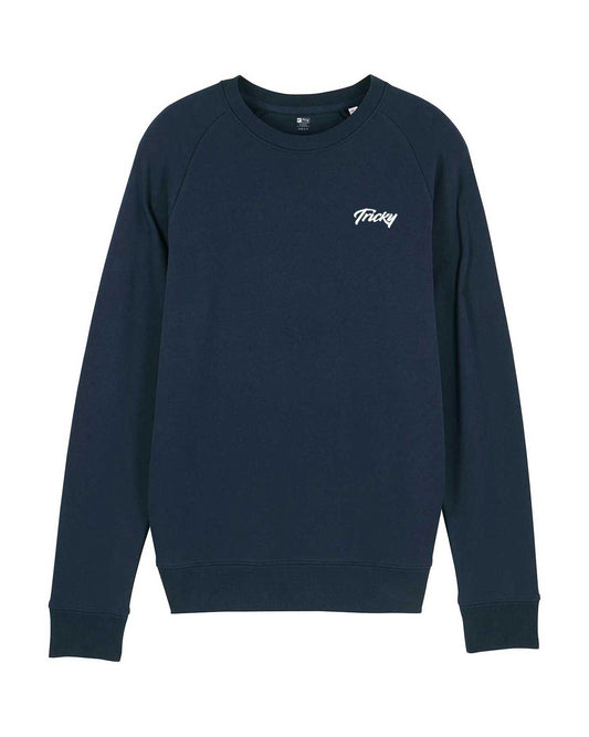CHEST LOGO SWEATSHIRT NAVY WHITE