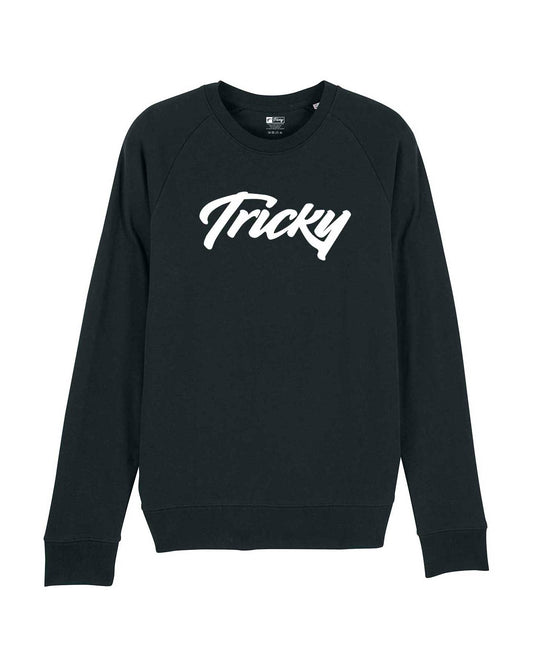 LARGE LOGO SWEATSHIRT BLACK WHITE