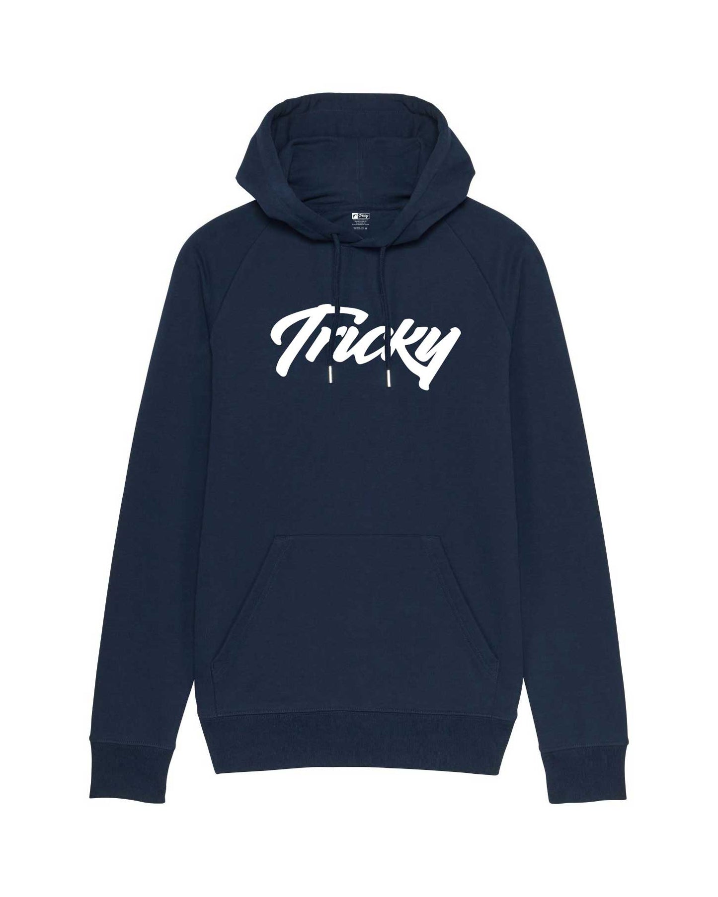 ORIGINAL LARGE LOGO HOODED TOP NAVY WHITE