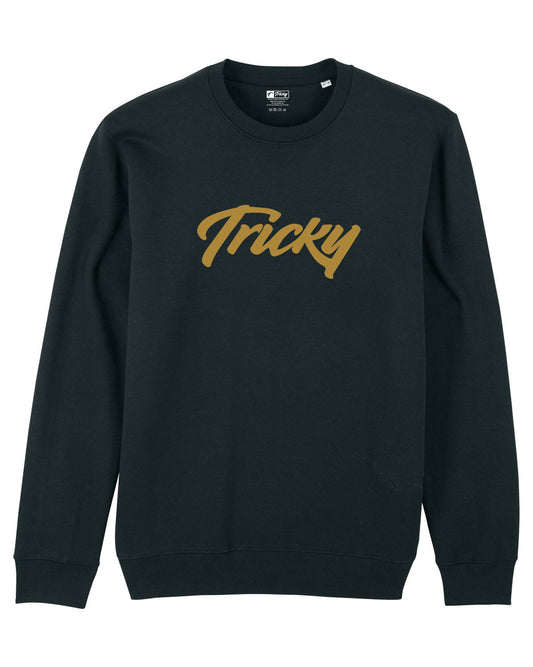 LARGE LOGO SWEATSHIRT BLACK GOLD