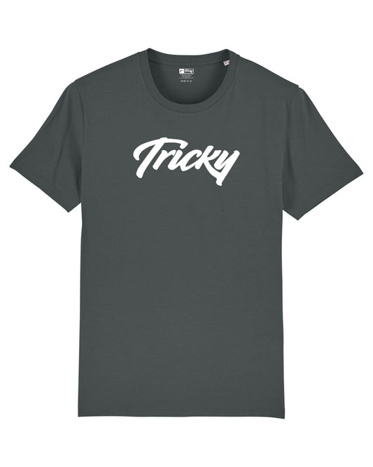 LARGE LOGO T SHIRT ANTHRACITE WHITE
