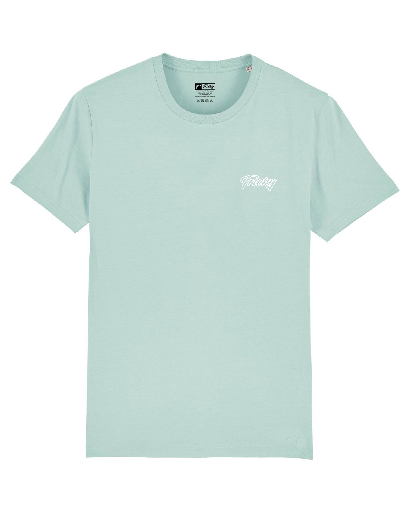 OUTLINE CHEST LOGO T SHIRT CARIBBEAN BLUE