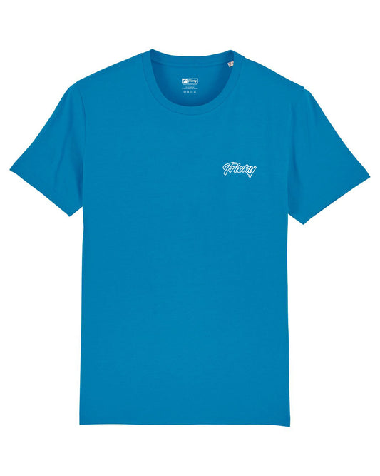 OUTLINE CHEST LOGO T SHIRT AZUR BLUE