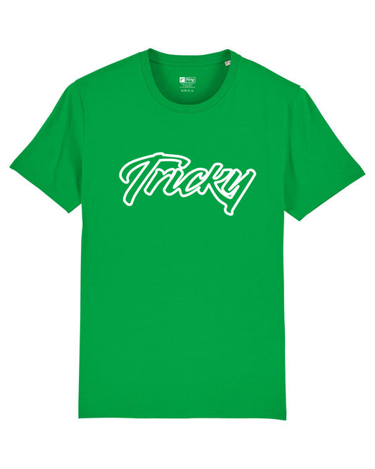 OUTLINE LARGE LOGO T SHIRT GREEN