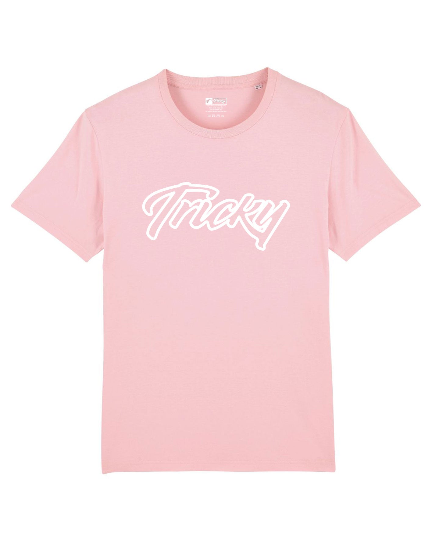 OUTLINE LARGE LOGO T SHIRT PINK