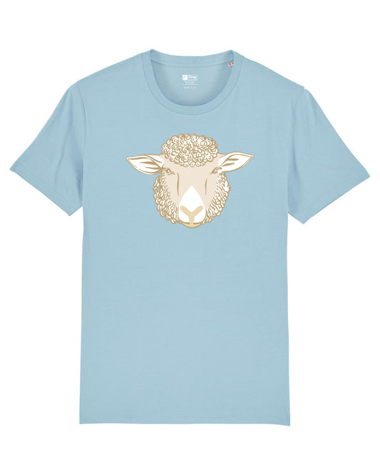 SHEEP T SHIRT SKY BLUE