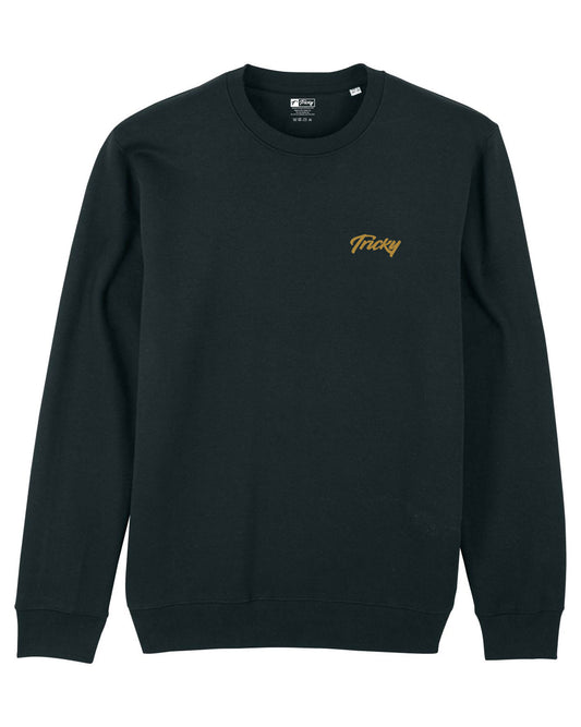 CHEST LOGO SWEATSHIRT BLACK GOLD